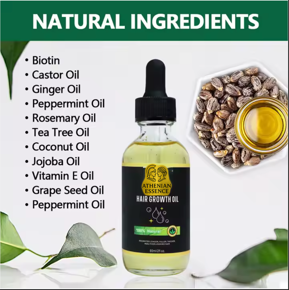 Hair Loss Regrowth Oil with Derma Roller